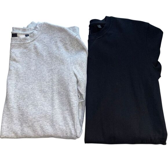 ATM Anthony Thomas melillo sweatshirt dress bundle black gray 3/4 sleeves pocket - Picture 11 of 11